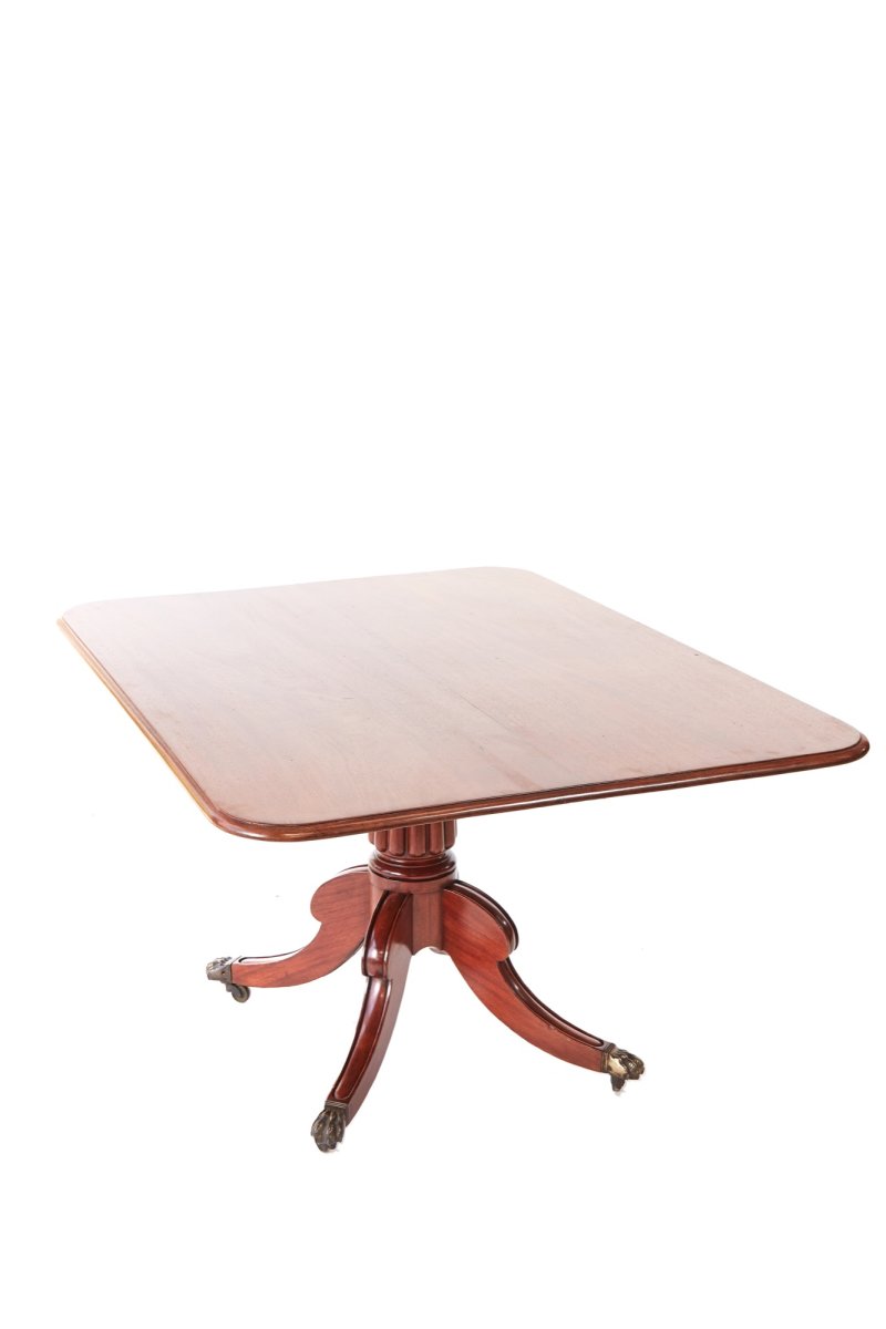 Antique Quality Regency Mahogany Tilt-Top Centre / Dining Table - Image 2